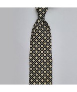 Tongue Tied Men Dress Silk Tie by Tom McLellon 4&quot; wide 60&quot; long yellow p... - £12.26 GBP