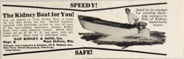 1929 Print Ad Kidney Hand Built Boats Dan Kidney &amp; Sons West DePere,Wisc... - $8.98