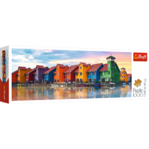 Panorama 1000 Piece Jigsaw Puzzles, Groningen, Netherlands, Colorful Cit... - $20.23