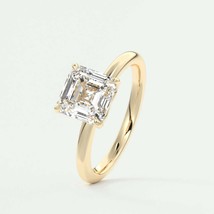 2 Carat Asscher Cut Lab Grown CVD Diamond Engagement Ring Lab Diamond So... - £1,367.94 GBP