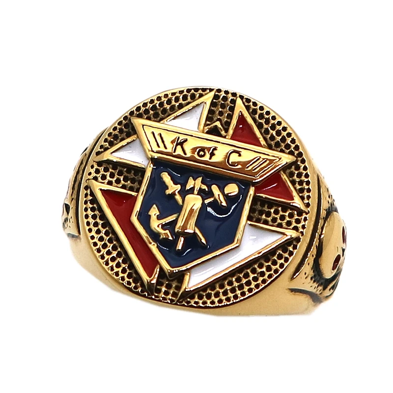 Unisex 316L Stainless Steel Knights of Columbus ity Catholicism K of C Cross  Go - $32.67