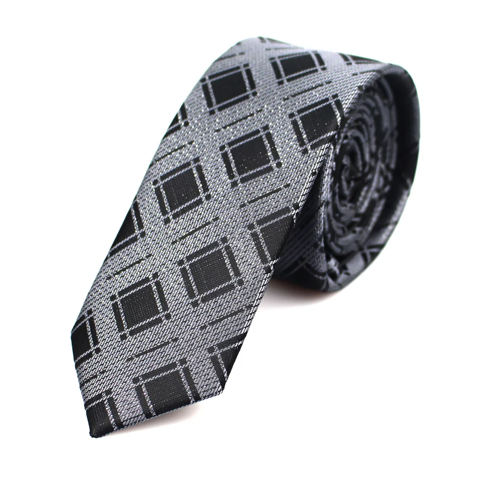 Sporting New Men&#39;s Casual Slim Ties ClAic Polyester Woven Party Akties Fashion P - £23.95 GBP