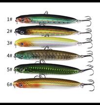 6PCS Sinking Pencil Lures – Long Casting Hard Baits, Small Minnow Style,... - $13.00