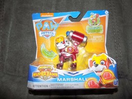 Paw Patrol Mighty Pups Super Paws Marshall Figure - NEW - £11.67 GBP