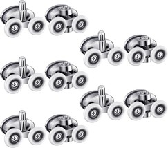 Set Of 10 Shower Door Rollers Shower Door Wheels Replacement Double Butt... - €25,69 EUR