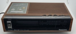 Vintage Panasonic ACCU-SET Perfect Sure Alarm Clock Radio RC-6140-TESTED/WORKS - £14.68 GBP