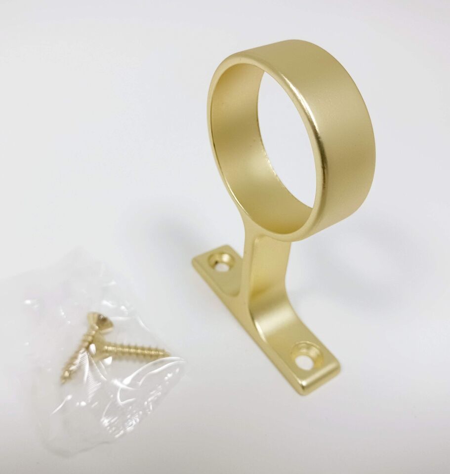 1 5/16 Inch Diameter Round Wardrobe Closet Rod Suspended Metal Center Su... - $9.34