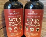 FIRST BOTANY Hair Loss Shampoo Conditioner Set - Anti Hair Loss Biotin K... - £28.45 GBP