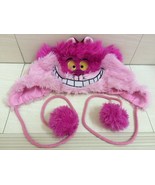 Disney Cheshire Cat Plush With Pom Pom Warm Hat. Cute Style. Pretty, Rare - $68.58 CAD