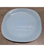 Thomson Pottery Powder Blue Collectible Stonemite Square Dinner Plate - $41.42 CAD