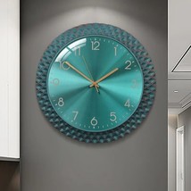 Vintage High End Wall Clock Modern Design Silent Large 3D Metal Wall Clock - £108.85 GBP