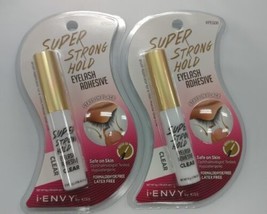 (2 PACK)  I ENVY BY KISS SUPER STRONG HOLD EYELASH ADHESIVE GLUE CLEAR K... - $7.59