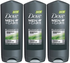 Dove Men + Care Elements Body Wash- Minerals and Sage- 13.5 Ounce(Pack o... - $31.99