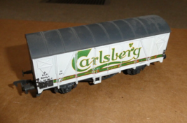 Vintage HO Scale Liliput  Carlsberg Beer Freight Car 4 1/2&quot; Long - £17.45 GBP