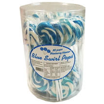 Swirl Pops Lollipops (50x15g) - Blue - $42.14