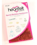 NEW - Heartfelt Creations &quot;Special Birthday Sentiments &quot; Cling Stamps HC... - £10.61 GBP