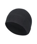 Winter Warm Cap Windproof Fleece Hat Running Beanie Hat Skull Cap  Black - £14.34 GBP