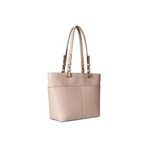 New Michael Kors Soft Pink Leather Zip Top Pocket Tote Bag $199 - £119.61 GBP