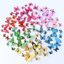 12pc 3D Butterfly Cake/Cupcake Topper Decorations U-Choose Color - £7.99 GBP