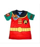 Vintage 90s DC Comics Robin T-Shirt Kids Sz 6 Short Eddies Batman Comics... - €46,87 EUR