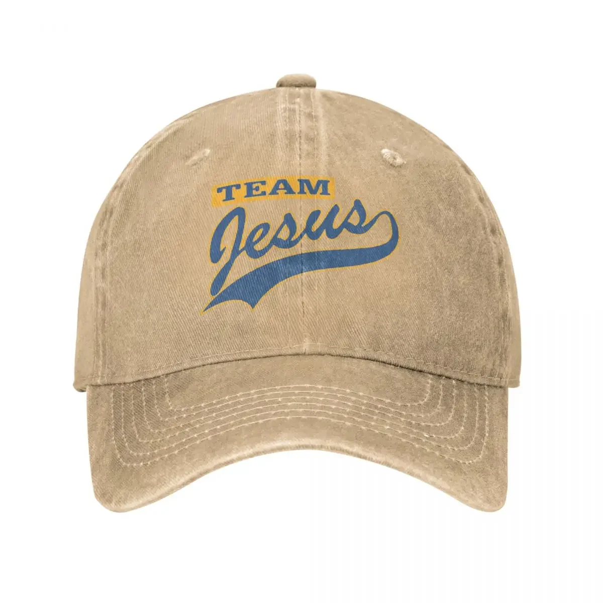 2023 New Christian Team Jesus Denim Baseball Caps Snapback Sun Hat Women Men Cap - £6.35 GBP