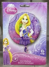 Disney Princess Happy Birthday! Foil Balloon Tangled Rapunzel 17" - $2.49