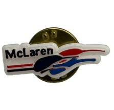 McLaren Automotive Car Racing Team Souvenir Plastic Lapel Hat Pin Pinback - £4.74 GBP