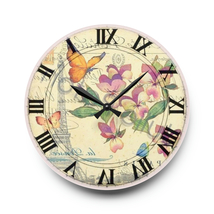 Custom made silent battery operated quartz 10.75&quot; acrylic round wall clock #110 - £28.95 GBP