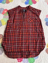Pendleton Women’s sleeveless Button Down Shirt Large Plaid casual - $24.99