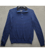 American Eagle Outfitters Classic Sweater Men&#39;s S Blue Striped Mock Neck... - $29.17 CAD