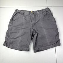 Carhartt Mens Workwear Cargo Canvas Shorts Relaxed Fit Size 38 Gray - €15,40 EUR