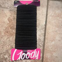 GOODY OUCHLESS NO METAL HAIR TIES MEDIUM ELASTICS 37 COUNT BLACK NEW - $6.92