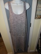 PHILOSOPHY SLEEVELESS BLACK/GRAY HEATHERED KNIT DRESS SIZE L WOMEN&#39;S NWOT - £34.13 GBP