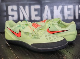 Nike Zoom Rotational 6 Green Volt Track Throwing Shoes 685131-700 Men 9.5 - $111.27