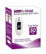 GlucoRx Vivid Blood Glucose Test Strips (50 Pcs) - $257.43 MXN