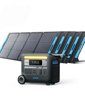 Anker 2048Wh Portable Power Station Outdoor Solar Generator 5x 200W Solar Panels - £5,292.27 GBP
