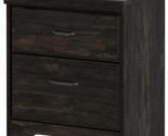 Rubbed Black South Shore Versa 2-Drawer Nightstand - $158.96