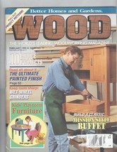 Better Homes and Gardens Wood Back Issue Magazine February 1995 Issue 77 - £15.26 GBP
