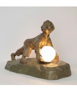 Antique Lamp Art Nouveau Figurine Signed &quot; Th. Cartier &quot; Ugly Boy &quot; 1930... - $8,785.44 MXN