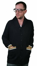 Crooks and Castles Navy Blue CC Anchor Knit  Cardigan - £40.97 GBP