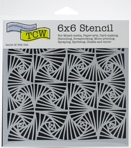Crafter&#39;s Workshop Template 6&quot;X6&quot;-Fantangle - $12.90