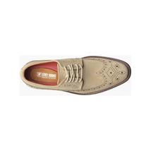 Stacy Adams Marligan Wingtip Oxford Suede Classic Shoes Sand 25616-269 image 5