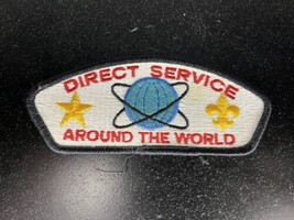 Boy Scouts Of America Direct Service Around The World Patch  - £8.53 GBP