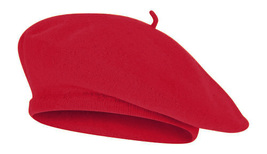 Top Headwear Wool Blend French Bohemian Beret Color Red - $20.00