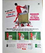 Frigidaire Dishmobile Dishwasher 1968 Vintage Print Ad The Flip Top Casc... - $15.15 CAD