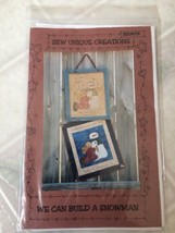 Quilt Pattern Sew Unique Creations Pattern WE CAN BUILD A SNOWMAN SEU#172 - $9.81