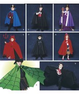 Childs Halloween Birthday Party Play Capes Robes Headpieces Sew Pattern 3-8 - £10.17 GBP