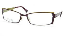 New ZERO G Bloomingdale Purple Green Eyeglasses 55-16-130mm B30mm Japan - £255.20 GBP