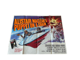 Puppet on a Chain Original UK Quad Film Movie Poster. 1971 Alistair MacLean - $2,168.14 MXN