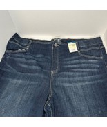 NEW Women&#39;s 3X 24W-26W Distressed Terra &amp; Sky Capri Jeans 25&quot; Inseam NWT - $38.63 CAD